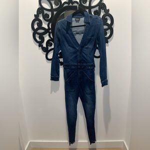 BeBe Denim Jumpsuit